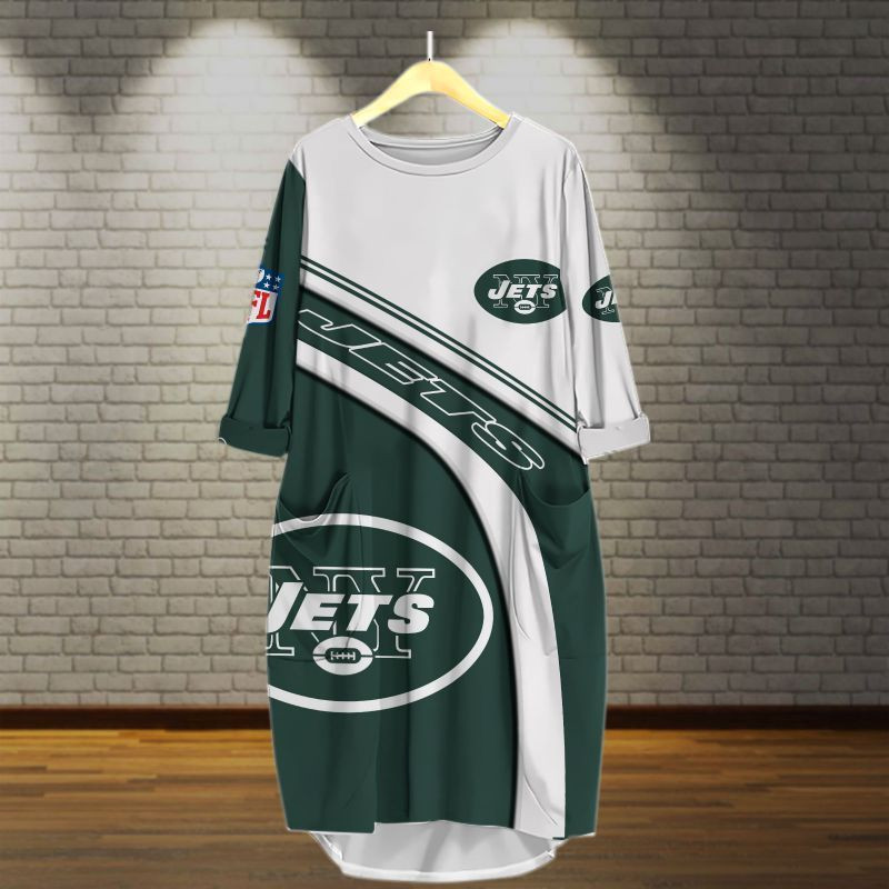 New York Jets All Over Print Caftan3400 - Famjoys New York Jets All Over Print Caftan3400 - Famjoys