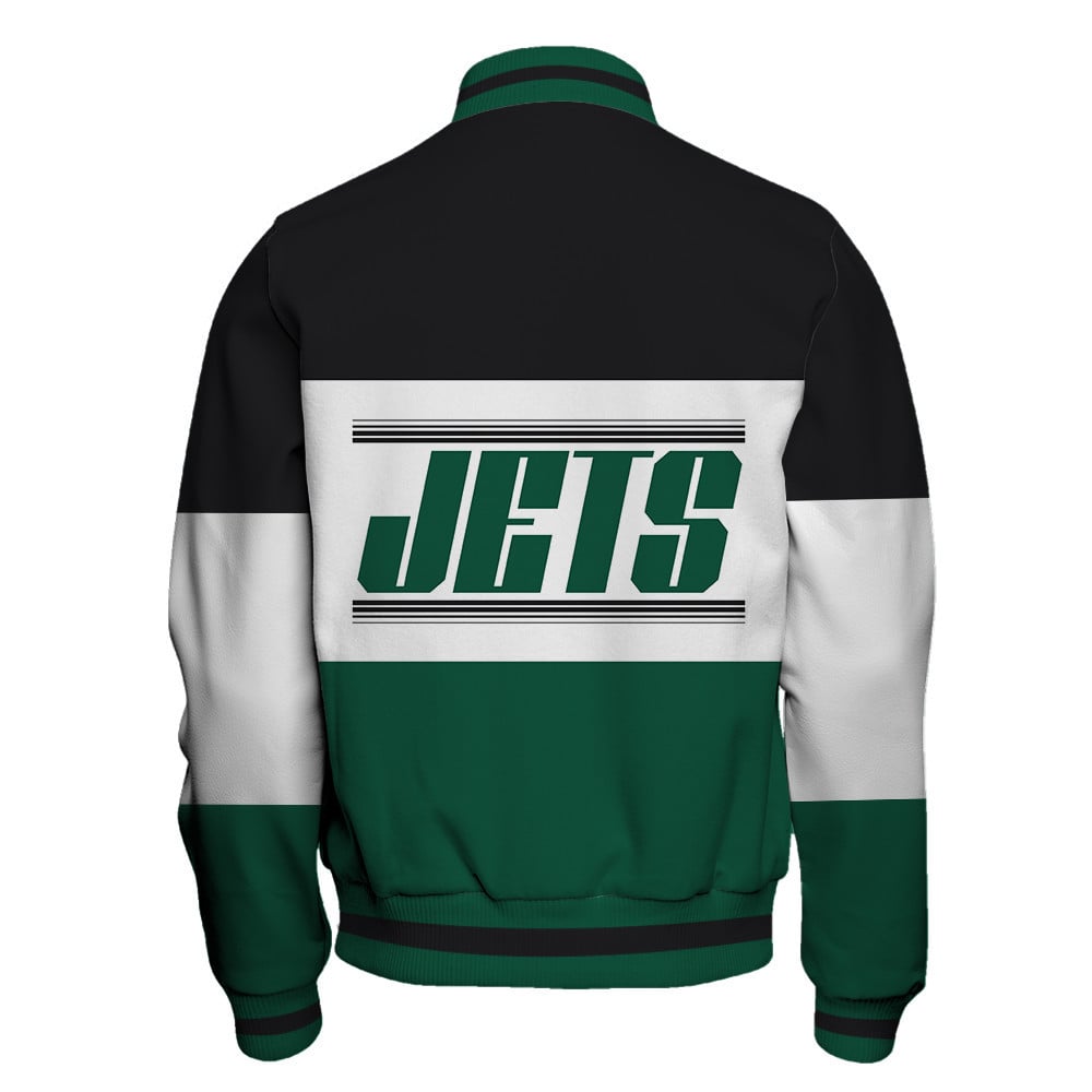 New York Jets National Football League Unisex Varsity Jacket - Famjoys New York Jets National Football League Unisex Varsity Jacket - Famjoys