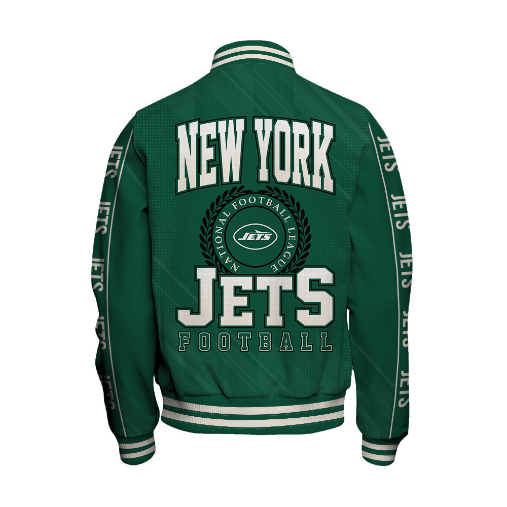 New York Jets - Personality, Outstanding Unisex Varsity Jacket - Famjoys New York Jets - Personality, Outstanding Unisex Varsity Jacket - Famjoys
