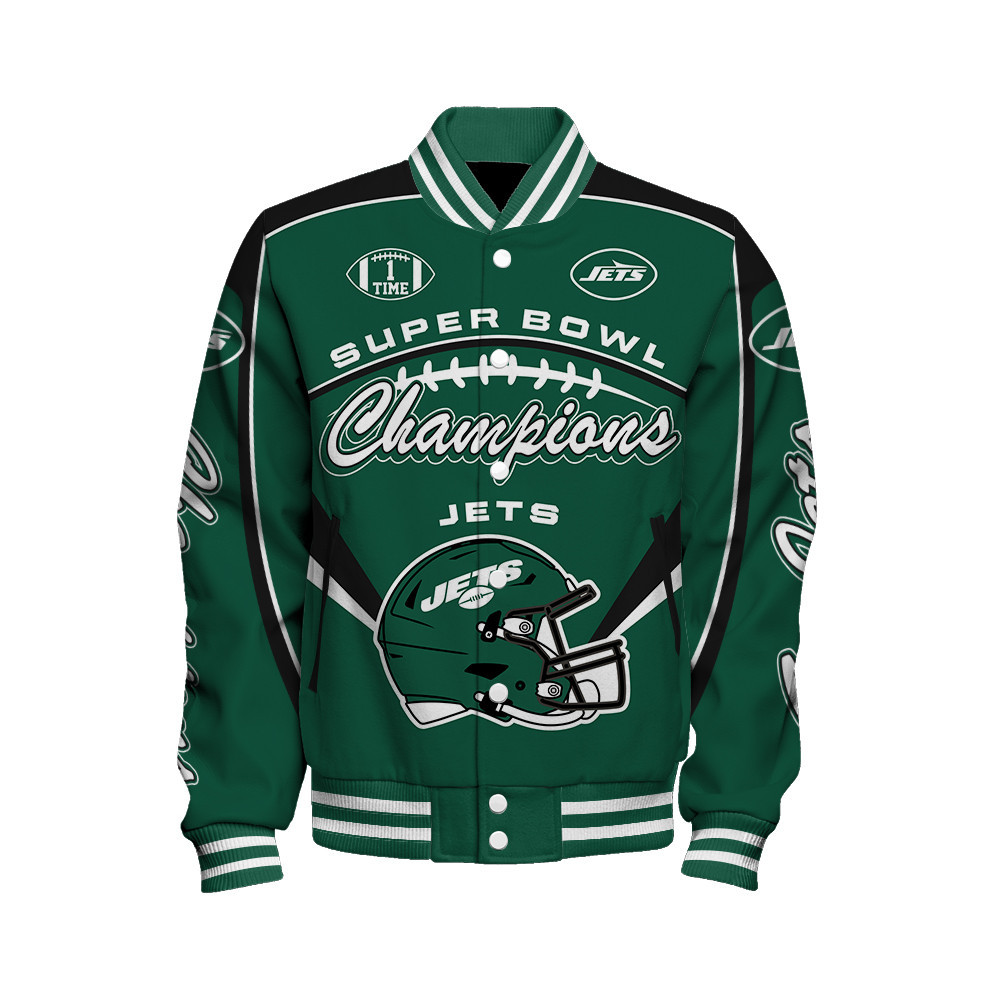 New York Jets Super Bowl Champions We'll Always Be Together Varsity Jacket - Famjoys New York Jets Super Bowl Champions We'll Always Be Together Varsity Jacket - Famjoys