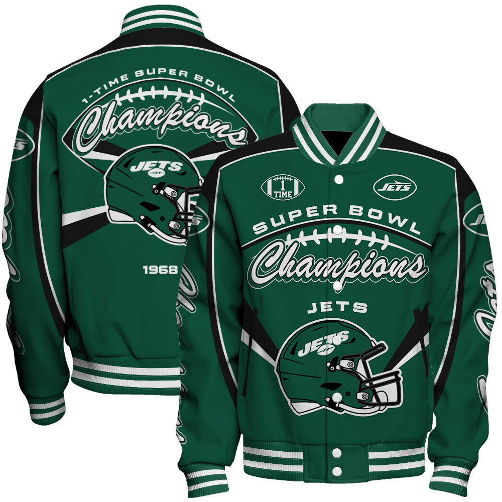 New York Jets Super Bowl Champions We'll Always Be Together Varsity Jacket - Famjoys New York Jets Super Bowl Champions We'll Always Be Together Varsity Jacket - Famjoys