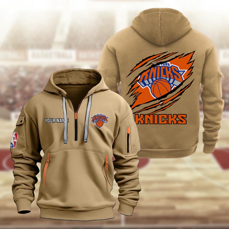 New York Knicks Heavy Hoodie - Famjoys New York Knicks Heavy Hoodie - Famjoys