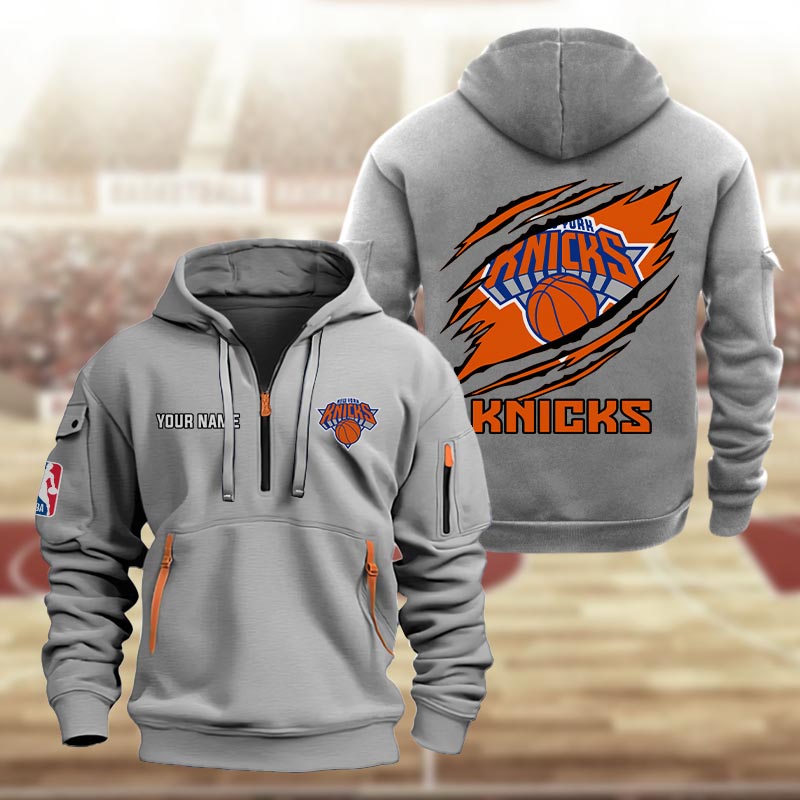 New York Knicks Heavy Hoodie - Famjoys New York Knicks Heavy Hoodie - Famjoys