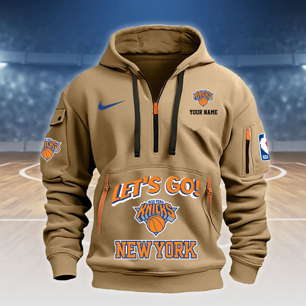 New York Knicks Heavy Hoodie - Famjoys New York Knicks Heavy Hoodie - Famjoys