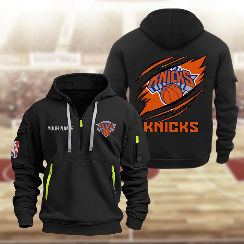 New York Knicks Heavy Hoodie - Famjoys New York Knicks Heavy Hoodie - Famjoys