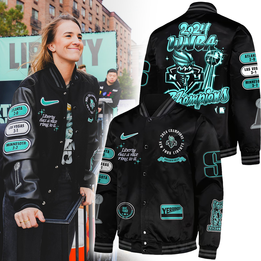 New York Liberty Champions Jacket - Famjoys New York Liberty Champions Jacket - Famjoys