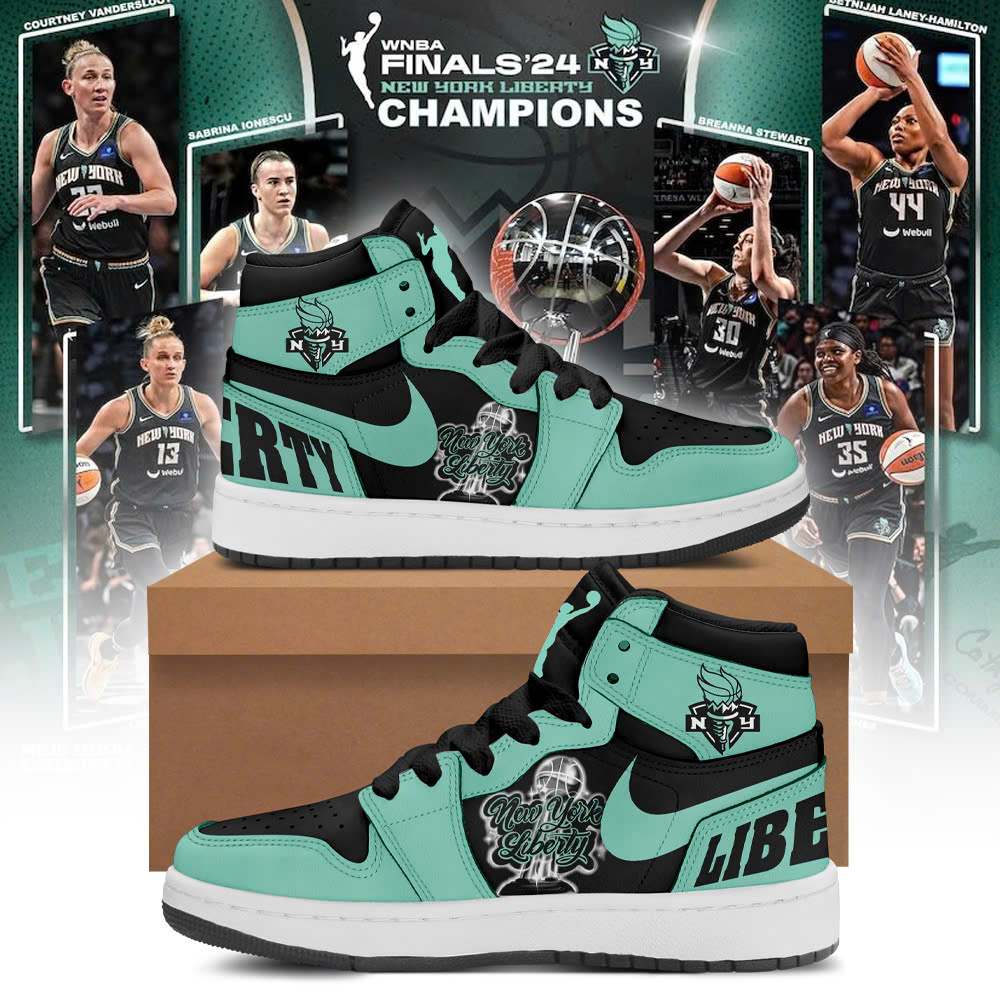 New York Liberty WFinals Champions Sport Shoes - Famjoys New York Liberty WFinals Champions Sport Shoes - Famjoys