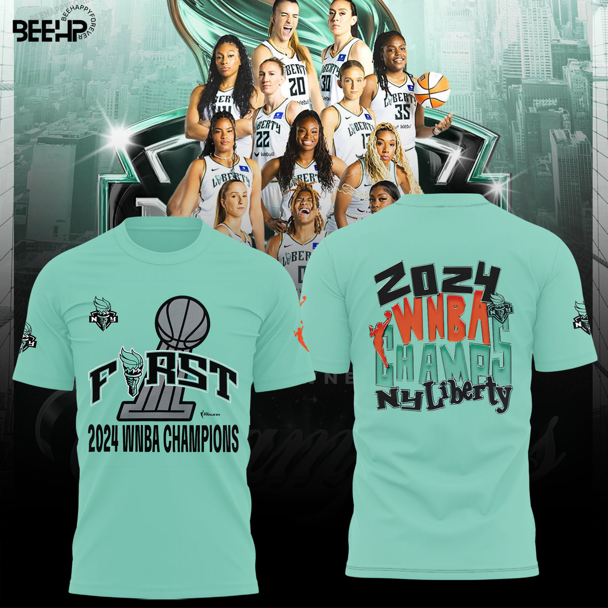 New York Liberty WNBA Finals Champions Shirt - Famjoys New York Liberty WNBA Finals Champions Shirt - Famjoys