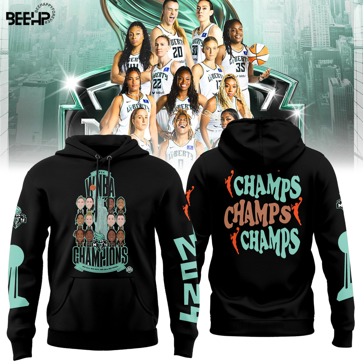 New York Liberty WNBA Finals Champions Shirt - Famjoys New York Liberty WNBA Finals Champions Shirt - Famjoys