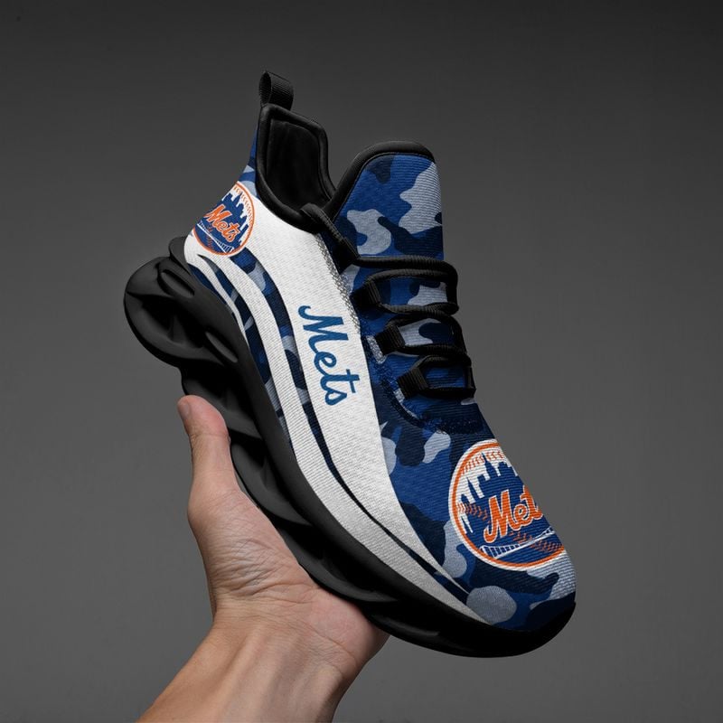 New York Mets Camo Pattern Max Soul Shoes NEW019750 - Famjoys New York Mets Camo Pattern Max Soul Shoes NEW019750 - Famjoys