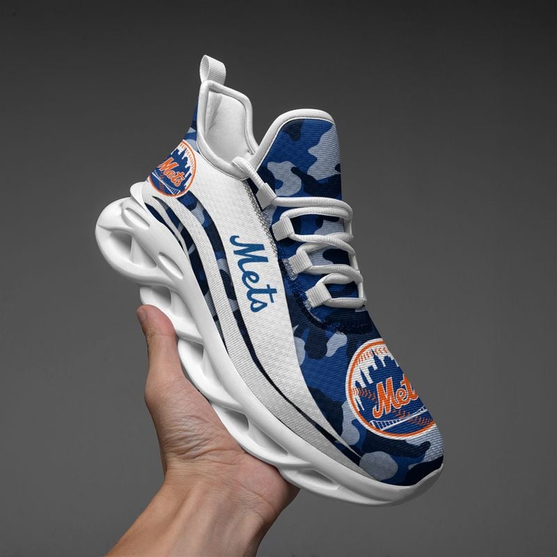 New York Mets Camo Pattern Max Soul Shoes NEW019750 - Famjoys New York Mets Camo Pattern Max Soul Shoes NEW019750 - Famjoys