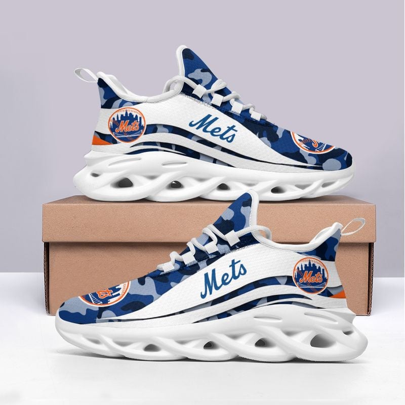 New York Mets Camo Pattern Max Soul Shoes NEW019750 - Famjoys New York Mets Camo Pattern Max Soul Shoes NEW019750 - Famjoys