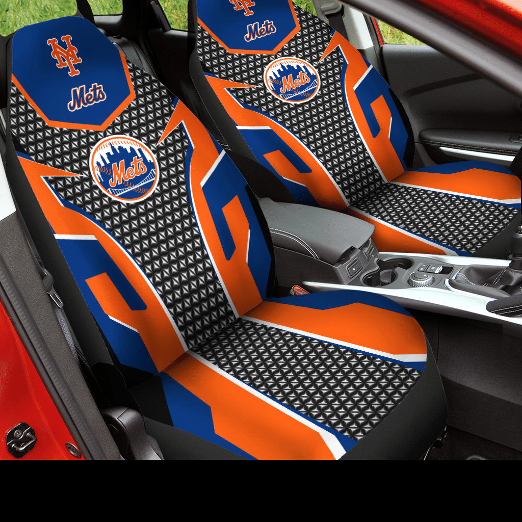 New York Mets Car Seat Covers -V1 - Famjoys New York Mets Car Seat Covers -V1 - Famjoys