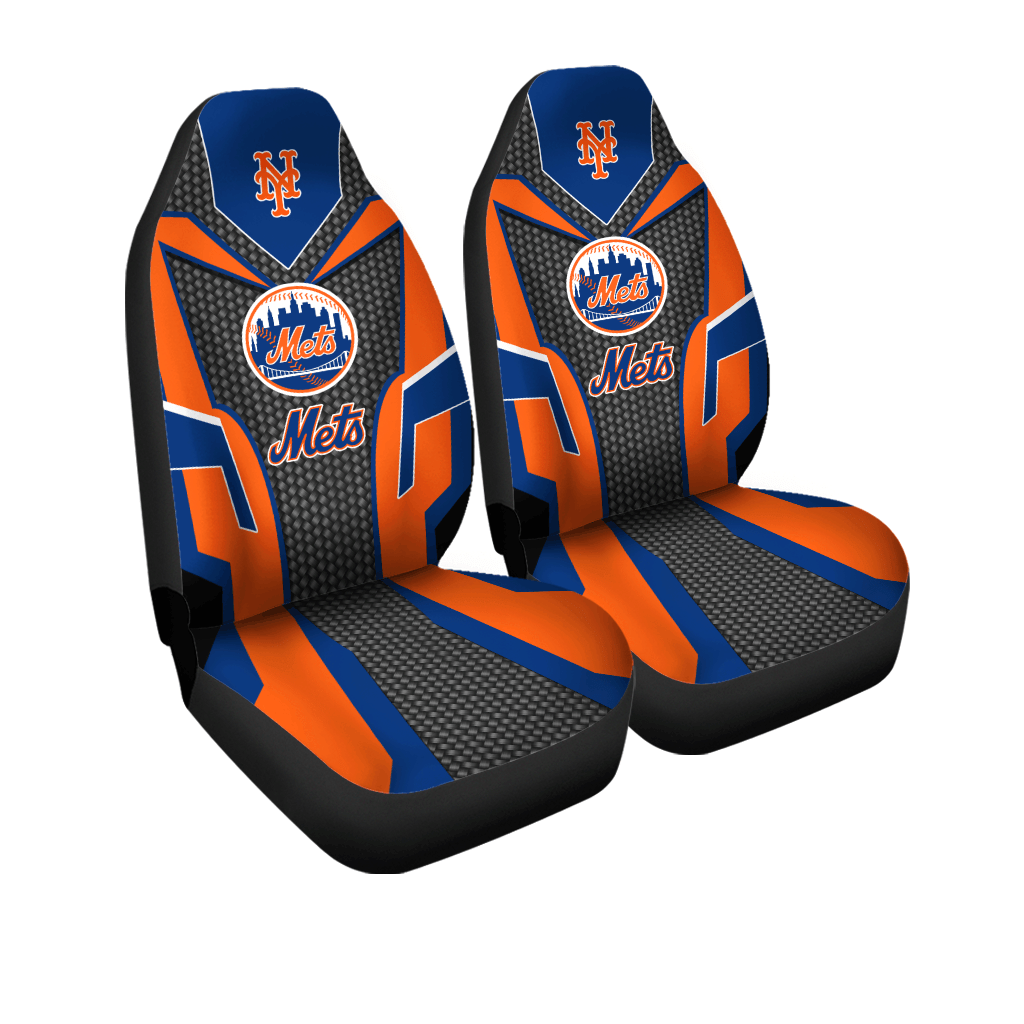 New York Mets Car Seat Covers -V3 - Famjoys New York Mets Car Seat Covers -V3 - Famjoys