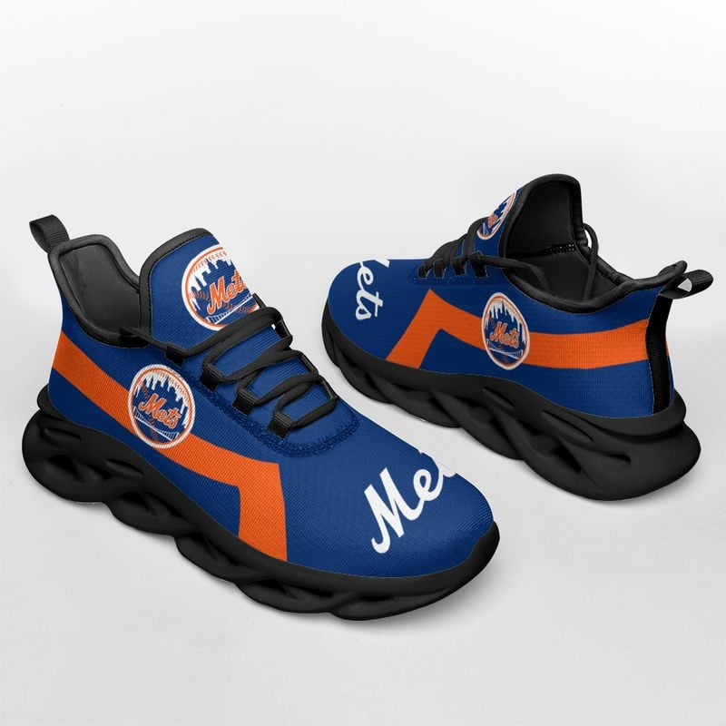 New York Mets Classic Pattern Max Soul Shoes NEW054050 - Famjoys New York Mets Classic Pattern Max Soul Shoes NEW054050 - Famjoys