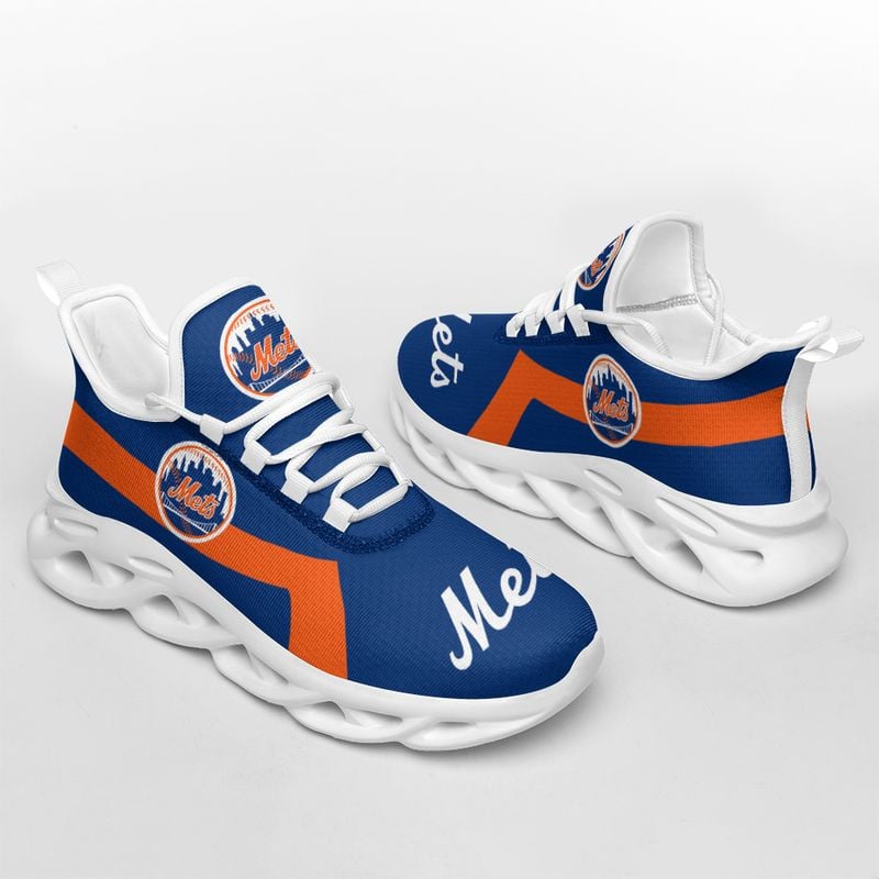 New York Mets Classic Pattern Max Soul Shoes NEW054050 - Famjoys New York Mets Classic Pattern Max Soul Shoes NEW054050 - Famjoys