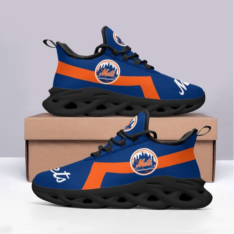 New York Mets Classic Pattern Max Soul Shoes NEW054050 - Famjoys New York Mets Classic Pattern Max Soul Shoes NEW054050 - Famjoys