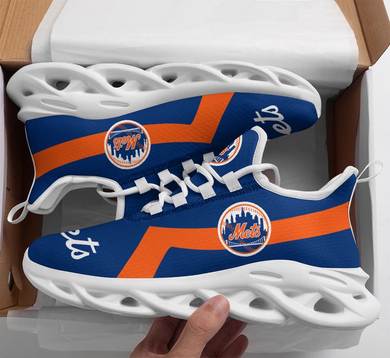New York Mets Classic Pattern Max Soul Shoes NEW054050 - Famjoys New York Mets Classic Pattern Max Soul Shoes NEW054050 - Famjoys