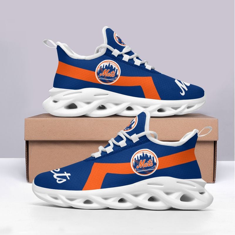 New York Mets Classic Pattern Max Soul Shoes NEW054050 - Famjoys New York Mets Classic Pattern Max Soul Shoes NEW054050 - Famjoys