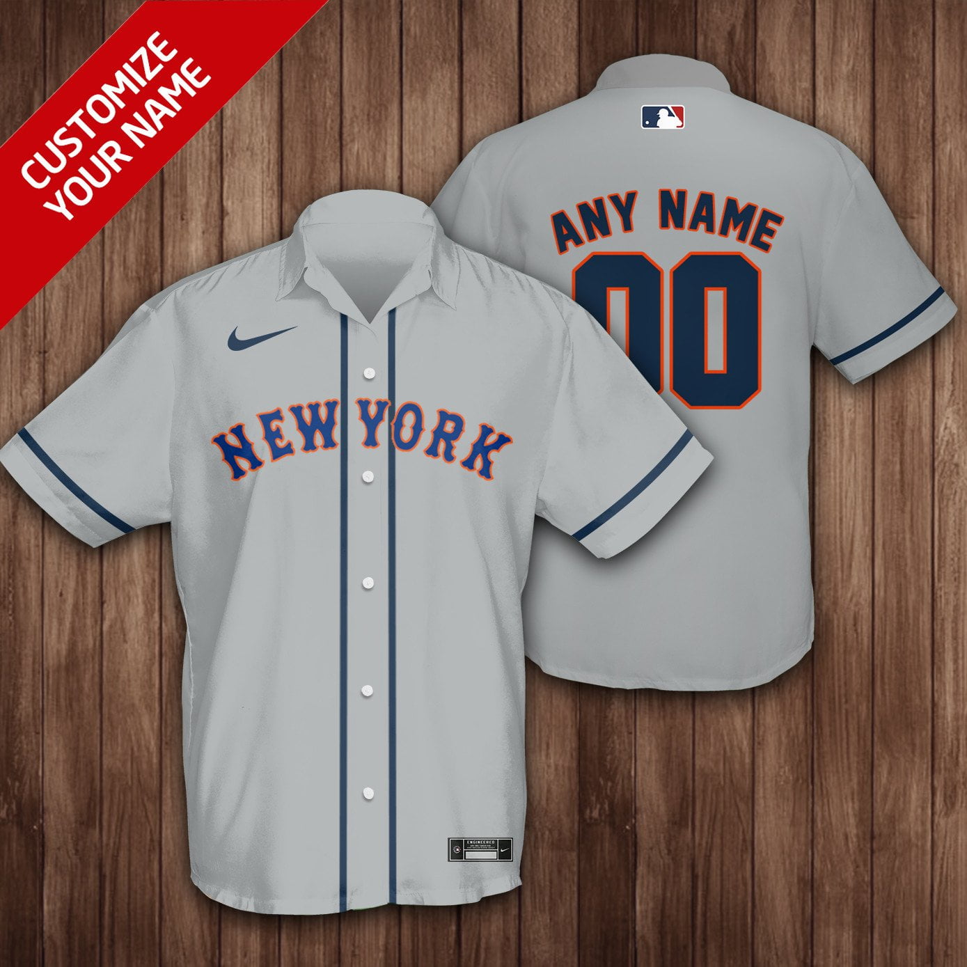New York Mets Hawaiian Shirt - Famjoys New York Mets Hawaiian Shirt - Famjoys