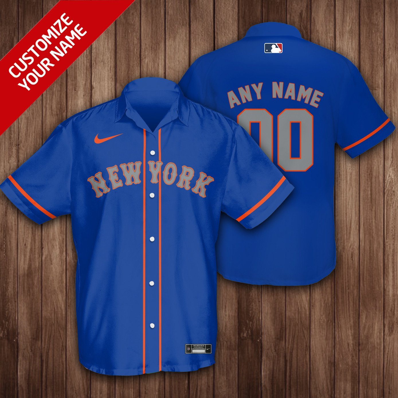 New York Mets Hawaiian Shirt - Famjoys New York Mets Hawaiian Shirt - Famjoys