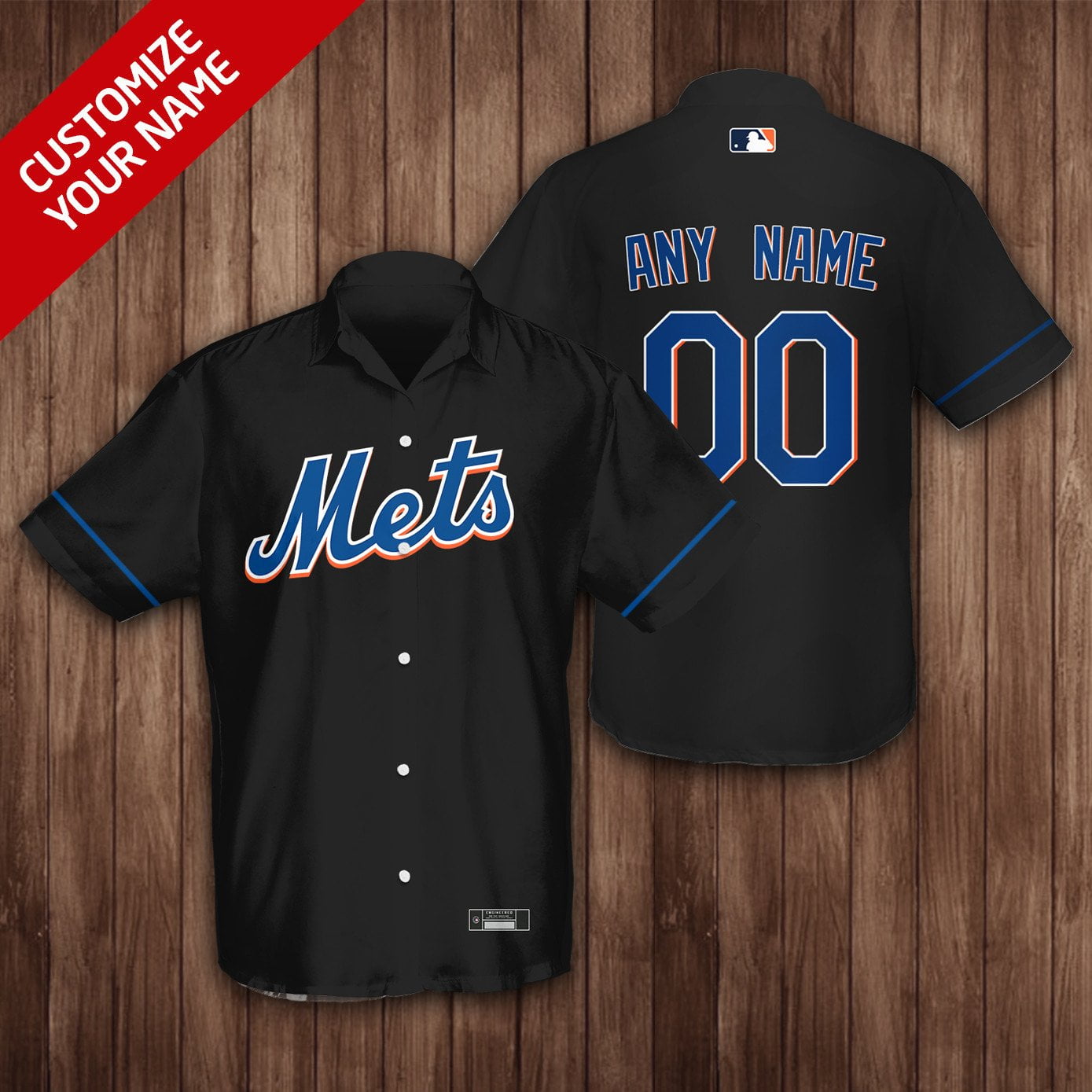 New York Mets Hawaiian Shirt - Famjoys New York Mets Hawaiian Shirt - Famjoys