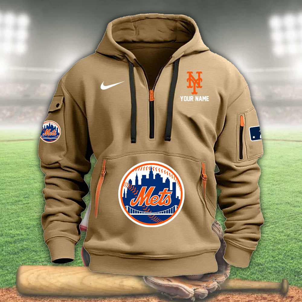 New york METS Heavy Hoodie - Famjoys New york METS Heavy Hoodie - Famjoys