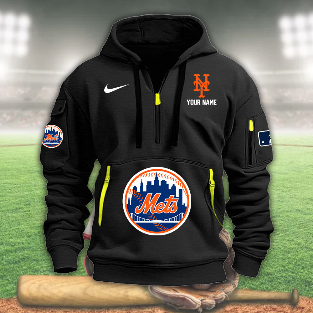 New york METS Heavy Hoodie - Famjoys New york METS Heavy Hoodie - Famjoys