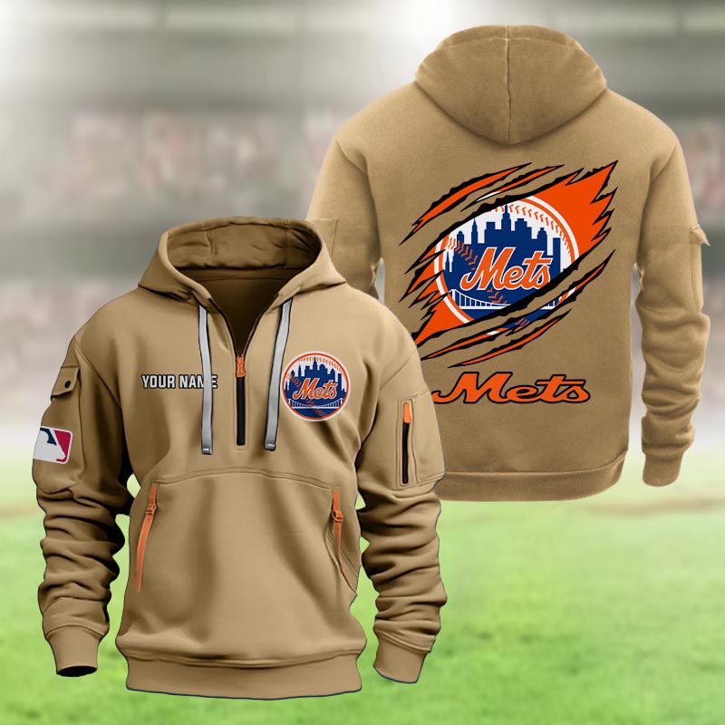 New York Mets Heavy Hoodie - Famjoys New York Mets Heavy Hoodie - Famjoys