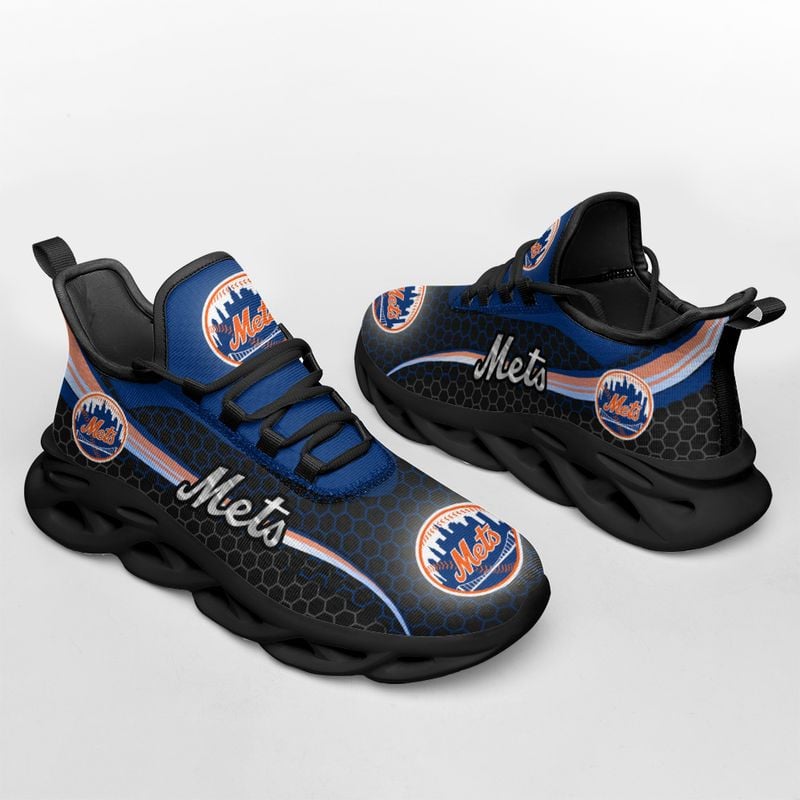 New York Mets Honeycomb Pattern Max Soul Shoes NEW019350 - Famjoys New York Mets Honeycomb Pattern Max Soul Shoes NEW019350 - Famjoys