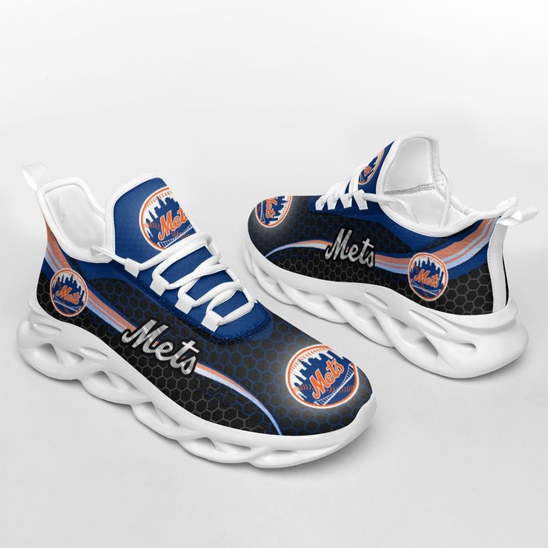 New York Mets Honeycomb Pattern Max Soul Shoes NEW019350 - Famjoys New York Mets Honeycomb Pattern Max Soul Shoes NEW019350 - Famjoys