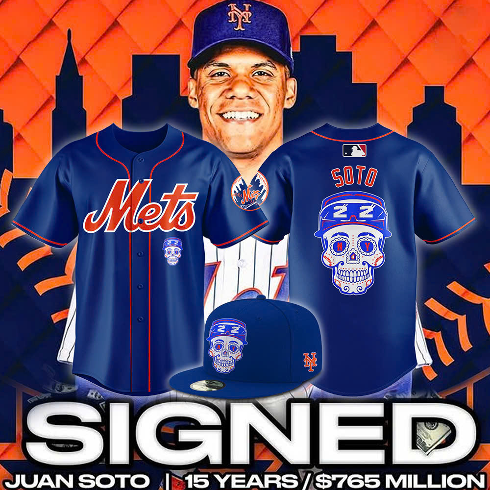 New York Mets Juan Soto Premium jersey - Famjoys New York Mets Juan Soto Premium jersey - Famjoys
