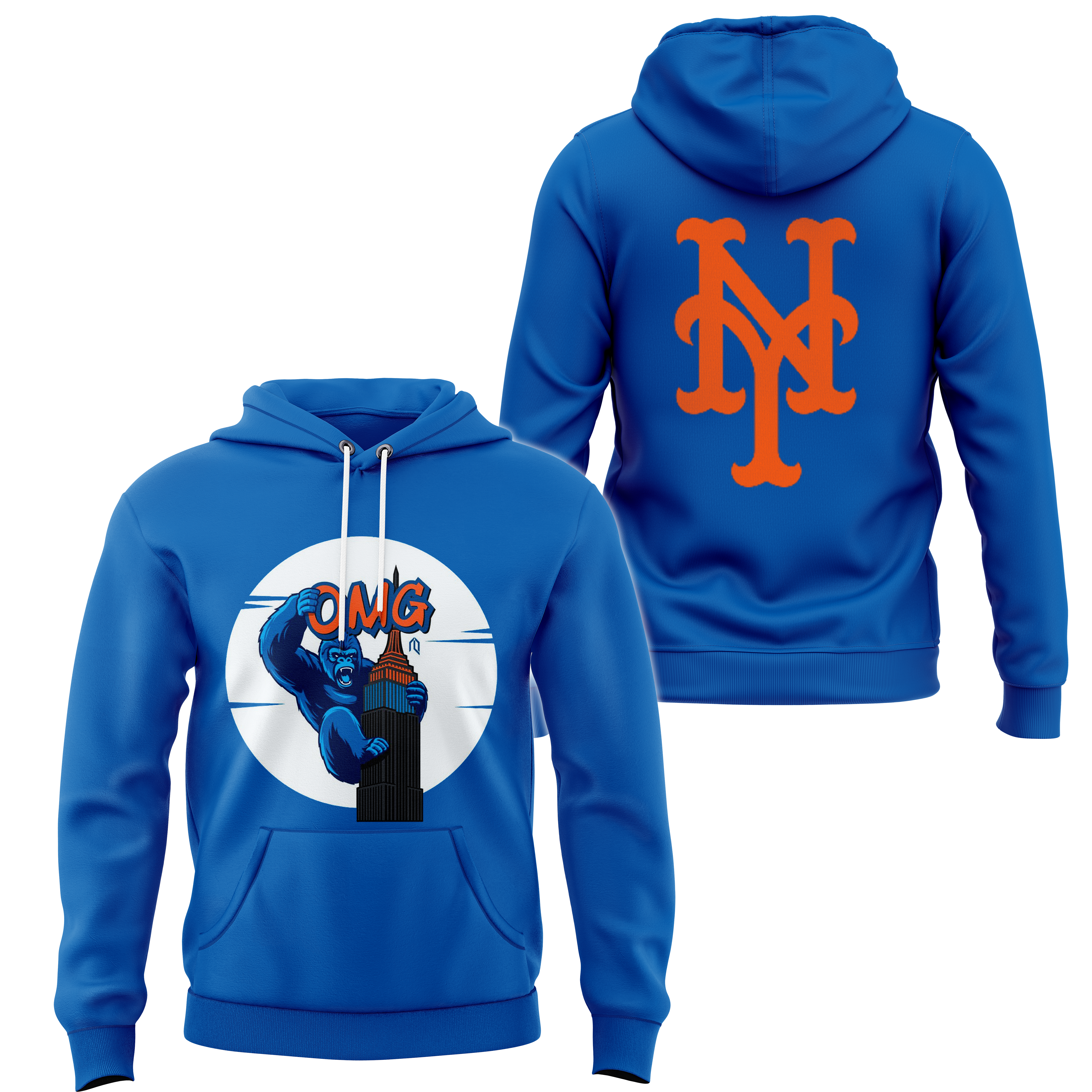 New York Mets King KOMG Hoodie - Famjoys New York Mets King KOMG Hoodie - Famjoys