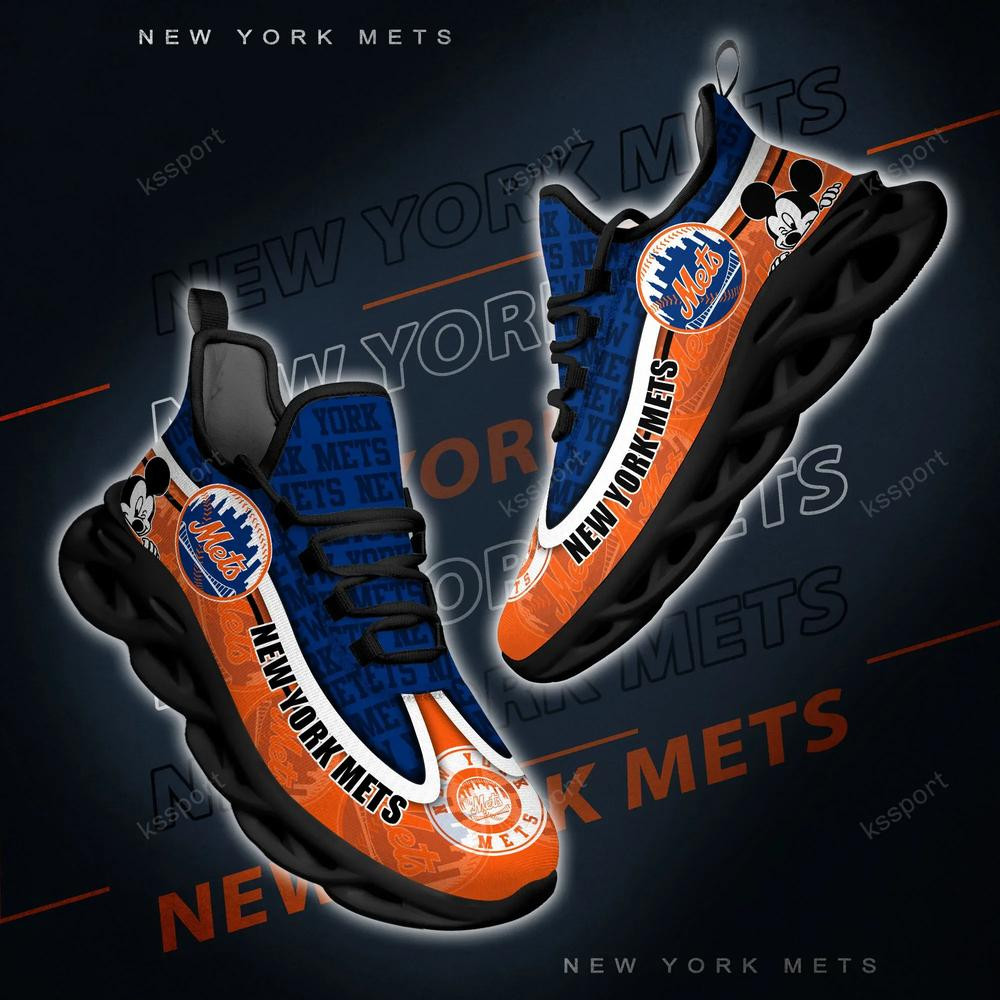 New York Mets Max Soul Clunky Sneakers - Famjoys New York Mets Max Soul Clunky Sneakers - Famjoys