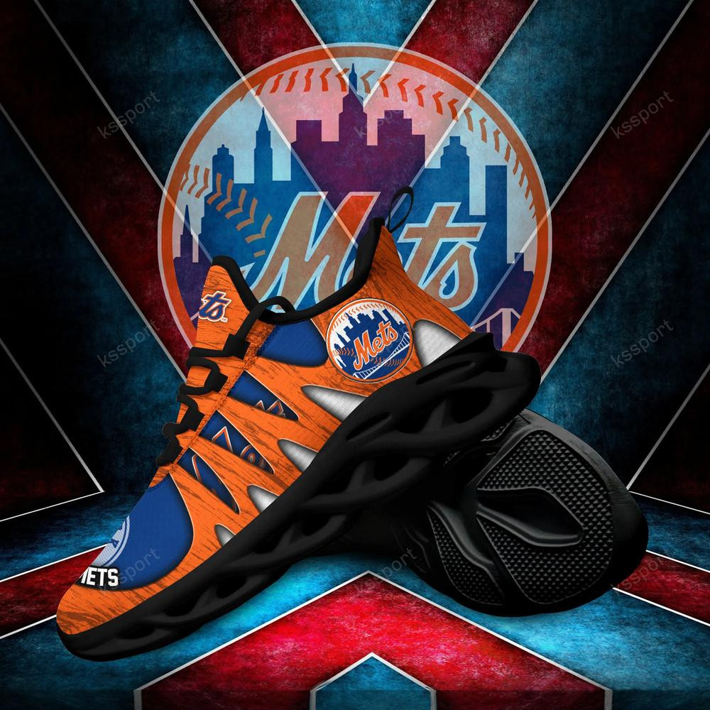 New York Mets Max Soul Shoes, Running Sneakers - Famjoys New York Mets Max Soul Shoes, Running Sneakers - Famjoys