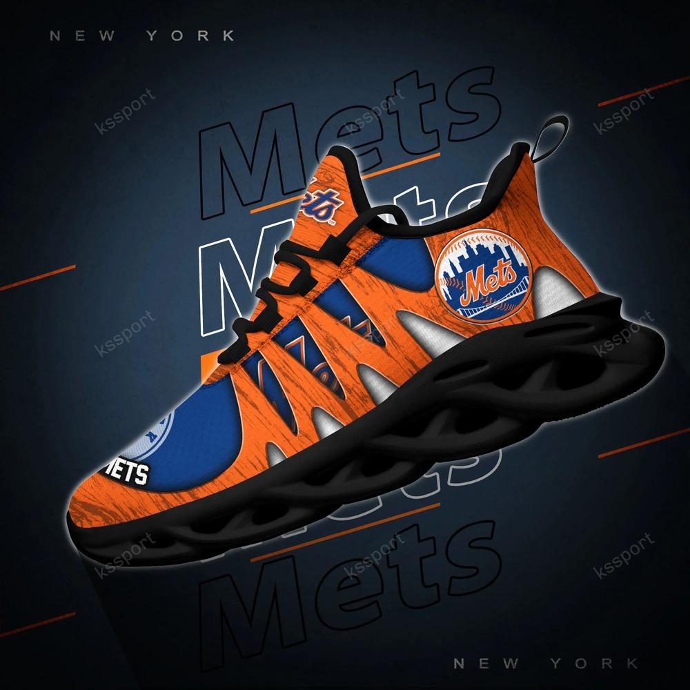 New York Mets Max Soul Shoes, Running Sneakers - Famjoys New York Mets Max Soul Shoes, Running Sneakers - Famjoys