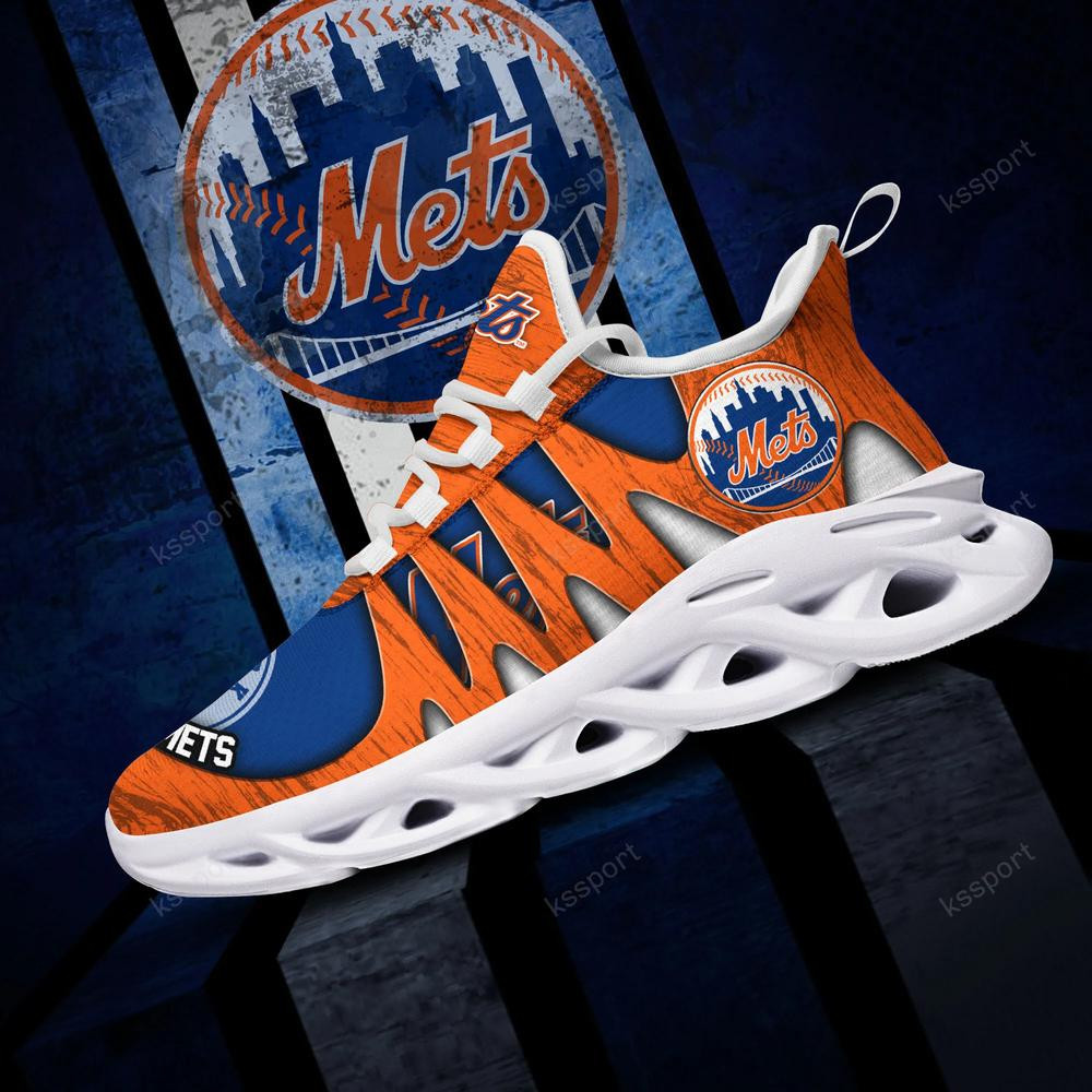 New York Mets Max Soul Shoes, Running Sneakers - Famjoys New York Mets Max Soul Shoes, Running Sneakers - Famjoys