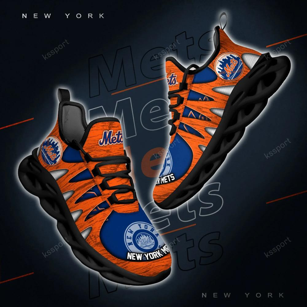 New York Mets Max Soul Shoes, Running Sneakers - Famjoys New York Mets Max Soul Shoes, Running Sneakers - Famjoys