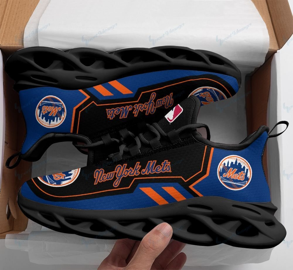 New York Mets Max Soul YZ Running Sneakers 81 - Famjoys New York Mets Max Soul YZ Running Sneakers 81 - Famjoys