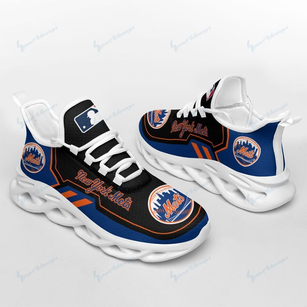 New York Mets Max Soul YZ Running Sneakers 81 - Famjoys New York Mets Max Soul YZ Running Sneakers 81 - Famjoys