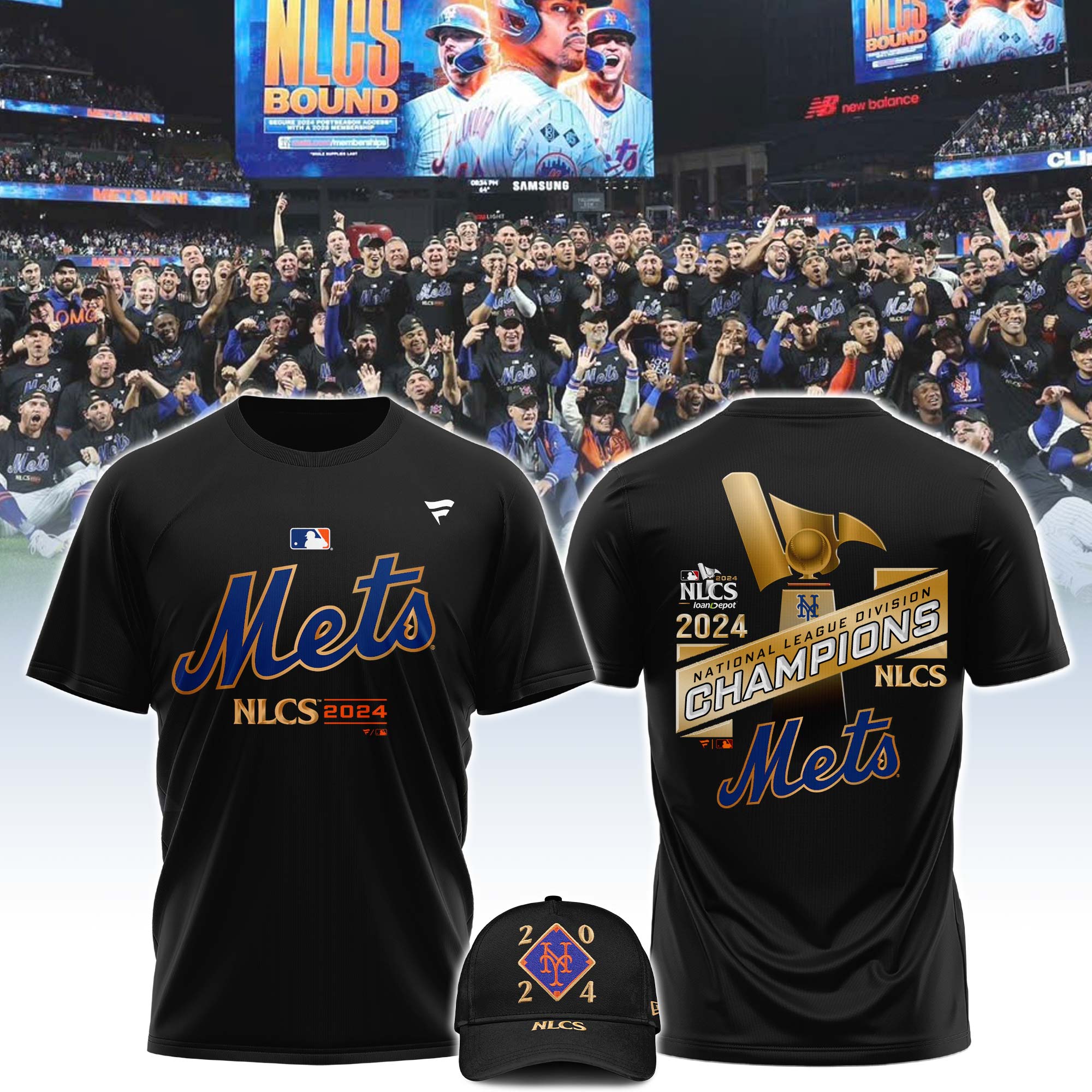 New York Mets NLCS Tshirt - Famjoys New York Mets NLCS Tshirt - Famjoys