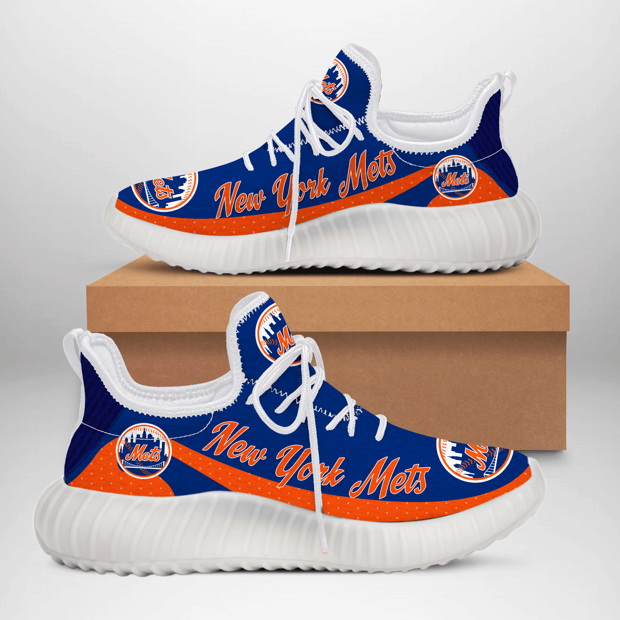 New York Mets Shoes - v6 YZ - Famjoys New York Mets Shoes - v6 YZ - Famjoys