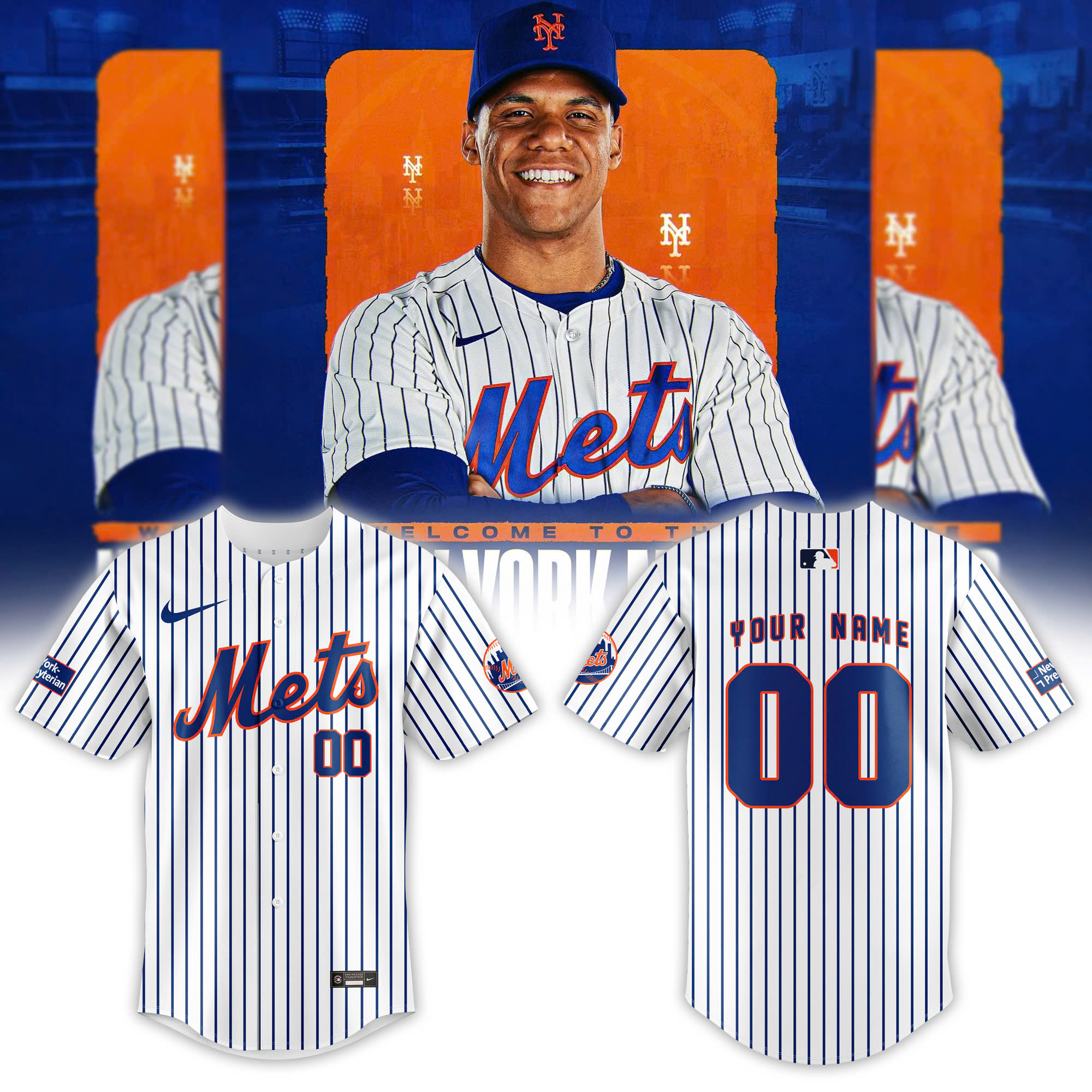 New York Mets Soto Baseball Jersey V2 - Famjoys New York Mets Soto Baseball Jersey V2 - Famjoys