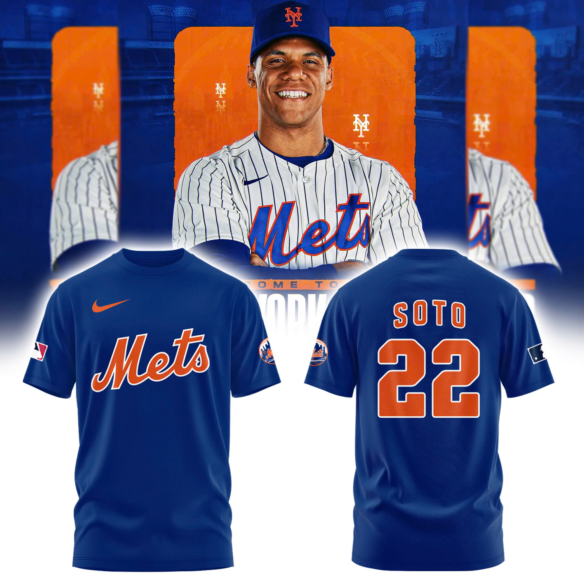 New York Mets Soto Collection Hoodie - Famjoys New York Mets Soto Collection Hoodie - Famjoys