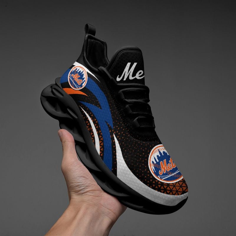 New York Mets Triangle Abstract Pattern Max Soul Shoes NEW054550 - Famjoys New York Mets Triangle Abstract Pattern Max Soul Shoes NEW054550 - Famjoys