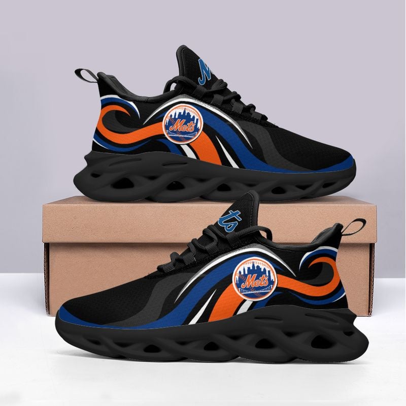 New York Mets Wavy Style Max Soul Shoes NEW054750 - Famjoys New York Mets Wavy Style Max Soul Shoes NEW054750 - Famjoys
