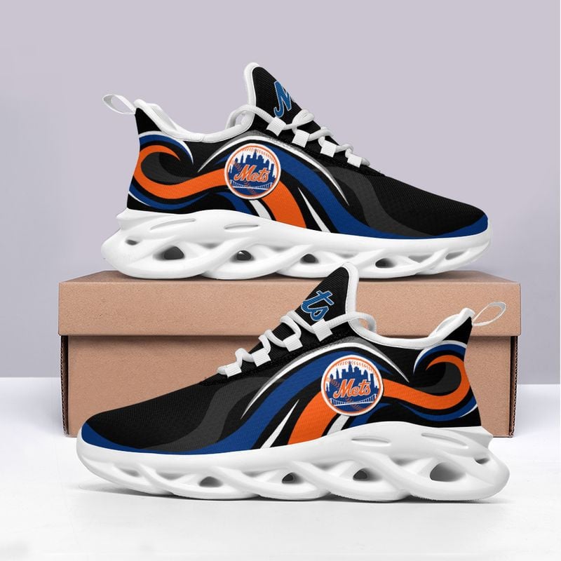 New York Mets Wavy Style Max Soul Shoes NEW054750 - Famjoys New York Mets Wavy Style Max Soul Shoes NEW054750 - Famjoys