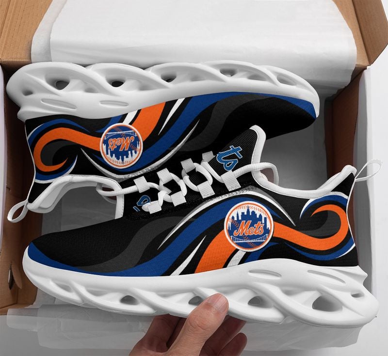 New York Mets Wavy Style Max Soul Shoes NEW054750 - Famjoys New York Mets Wavy Style Max Soul Shoes NEW054750 - Famjoys