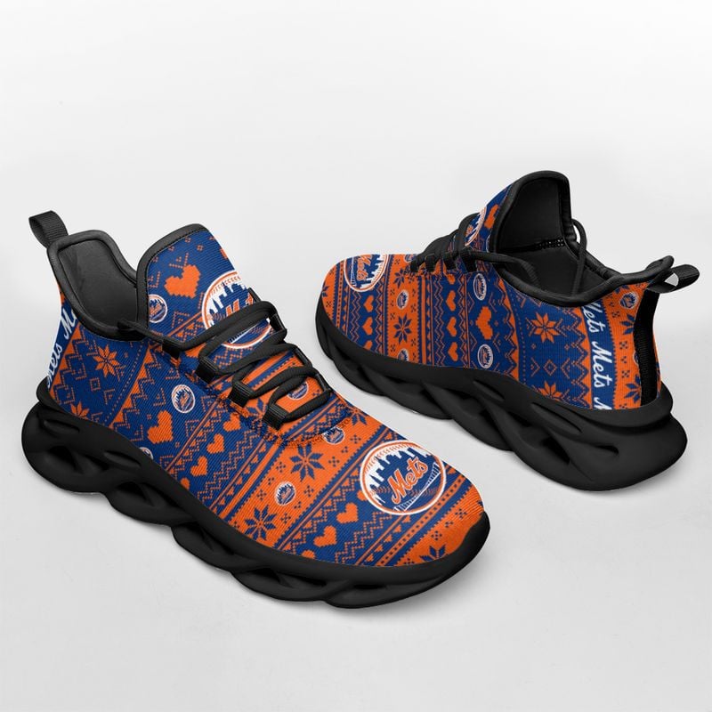 New York Mets X-max Patterns Max Soul Shoes NEW055250 - Famjoys New York Mets X-max Patterns Max Soul Shoes NEW055250 - Famjoys