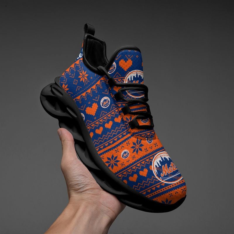 New York Mets X-max Patterns Max Soul Shoes NEW055250 - Famjoys New York Mets X-max Patterns Max Soul Shoes NEW055250 - Famjoys
